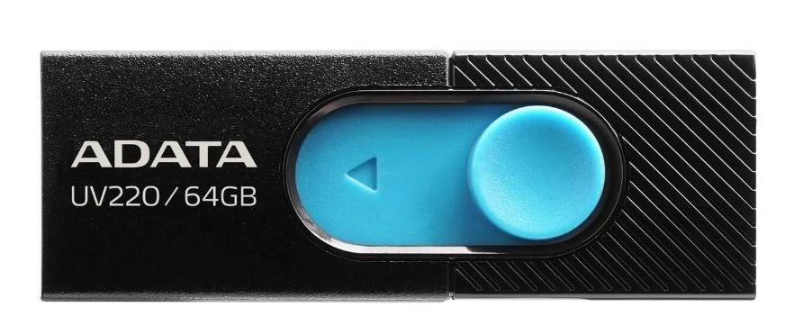 Флешка 64Gb ADATA [UV220]  USB черный/синий