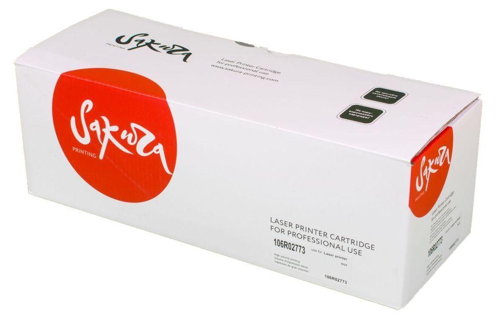 Картридж лазерный Sakura SA106R02773 (106R02773) для Xerox Phaser 3020, Xerox WorkCentre 3025, черный