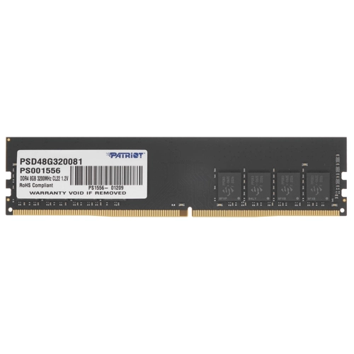 Модуль памяти DDR4 8Gb PC4-25600 3200MHz Patriot Signature Line