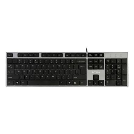 Клавиатура проводная A4 Tech KD-300 X-Slim USB grey