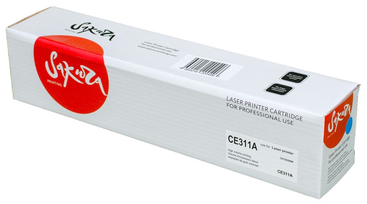 Картридж лазерный Sakura  SACE311A (CE311A) для HP LaserJet Pro CP1025, CP1025N, синий