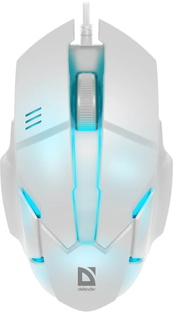 Мышь проводная Defender Host MB-982 7цветов 1000dpi White