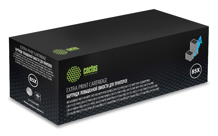 Картридж лазерный Cactus CS-CE285X-MPS для HP, 3000 стр. черный