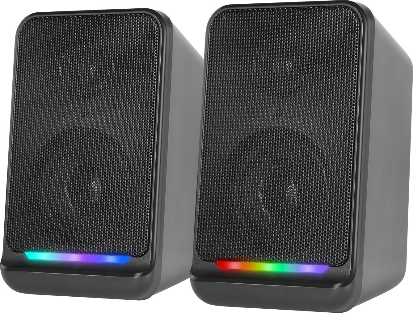 Акустическая система Defender SPK 120 (6W, подсветка, питание от USB) черный