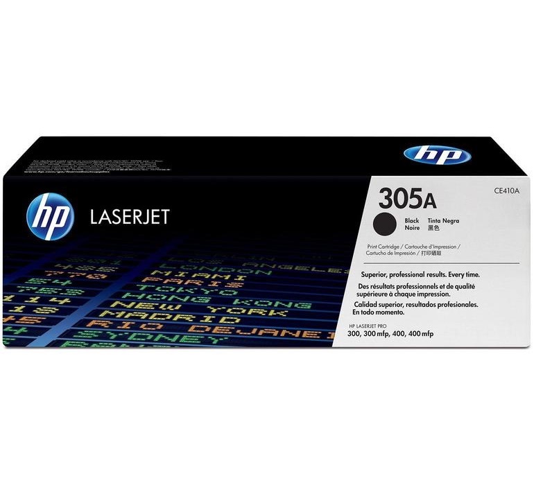 Картридж лазерный HP 305A (CE410A) для HP M351/M451/MFP M375/MFP M475, 2200 стр., черный
