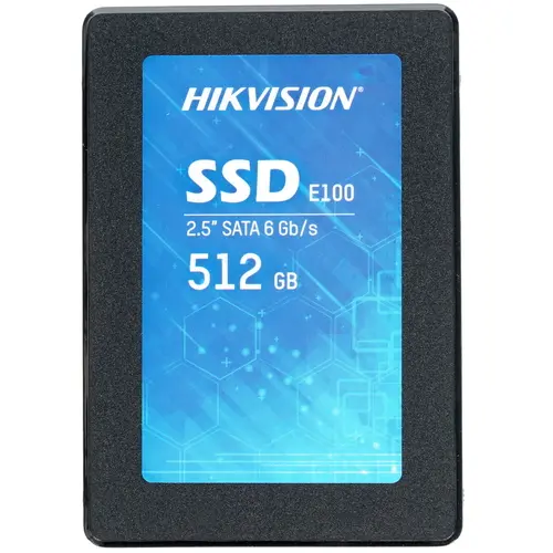Накопитель SSD SATA 512Gb HIKVision E100 Series (TLC, 550/480 Мбайт/сек, 240 TBW)