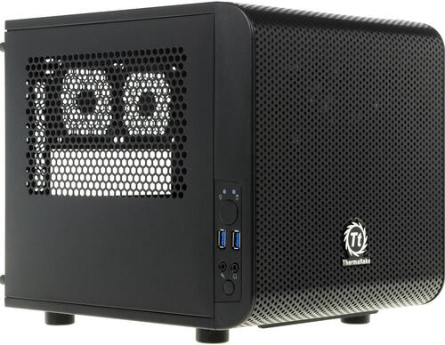 Корпус Thermaltake Core V1 no PSU mITX Black
