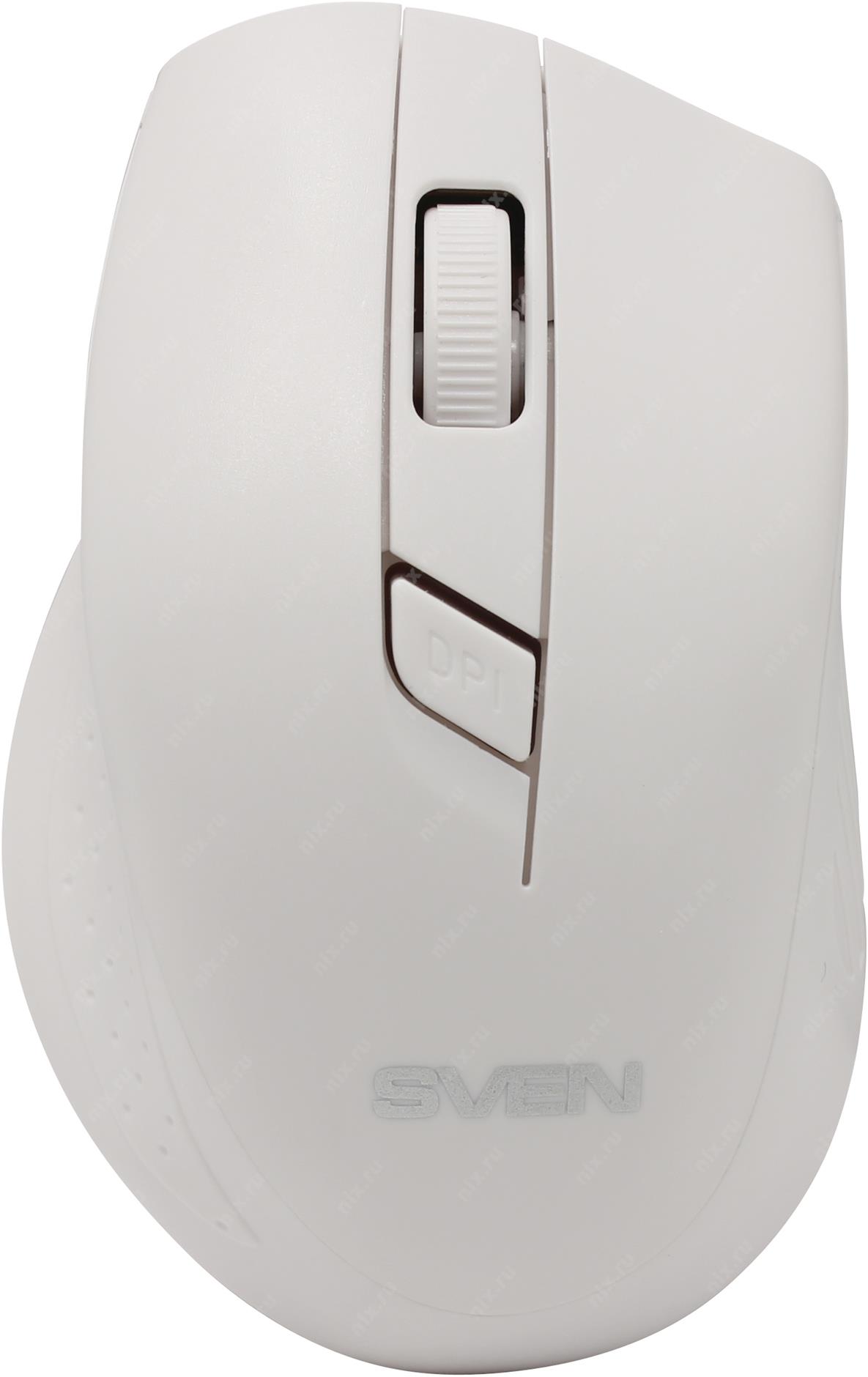 Мышь беспроводная Sven RX-325 Wireless Optical USB White