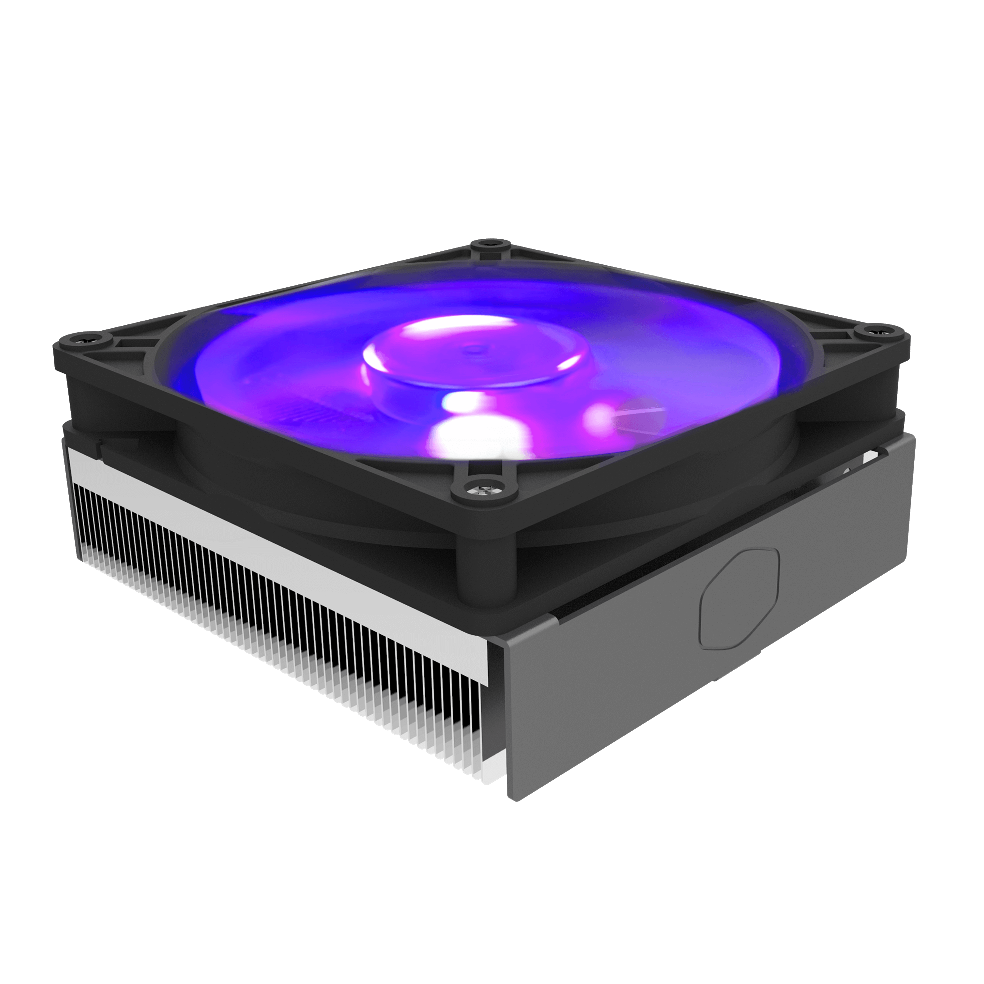 Кулер для процессора Cooler Master MasterAir G200P (4-pin, 1200/1151/AM4, 28 дБ, 800-2600об/мин, RGB, lowprofile)