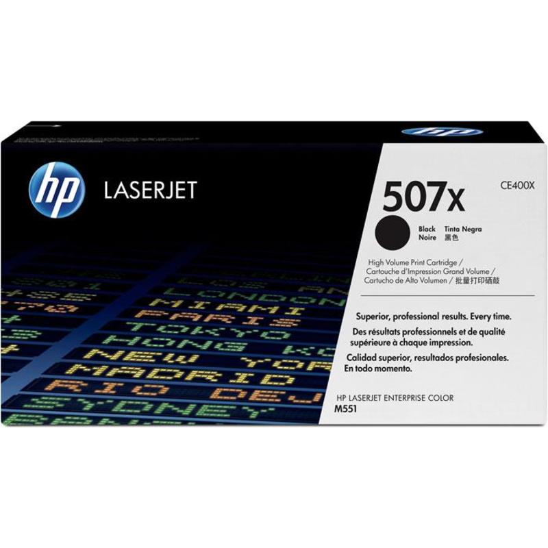 Картридж лазерный HP 507X (CE400X) для HP Enterprise M551, экономичный, 11000 стр. черный
