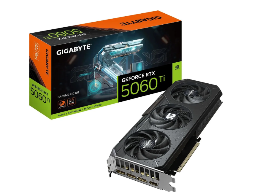 Видеокарта 8Gb Gigabyte GV-N506TGAMING OC-8GD (RTX5060Ti) GDDR7 HDMI DP