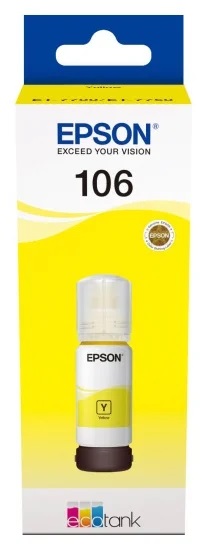 Картридж струйный EPSON 106Y для Epson L7160/7180, жёлтый
