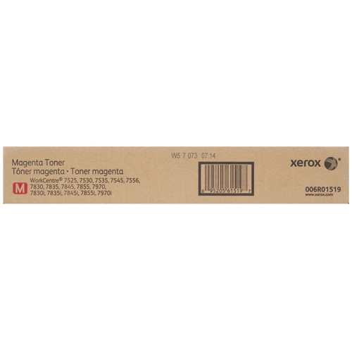 Картридж лазерный XEROX 006R01519 для WorkCentre 7545/7556, 15000 стр. пурпурный