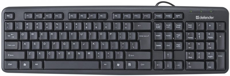 Клавиатура проводная Defender Element HB-520 Black