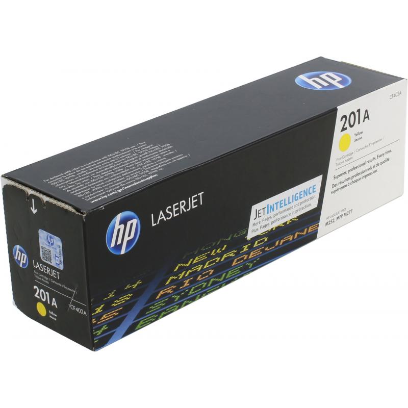 Картридж лазерный HP 201A (CF402A) для HP LJ Pro M252/M277, 1400 стр. желтый