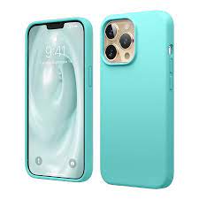 Чехол для смартфона Apple iPhone 14 Pro Max 6.7" - Gurdini Soft lux силикон - бирюзовый