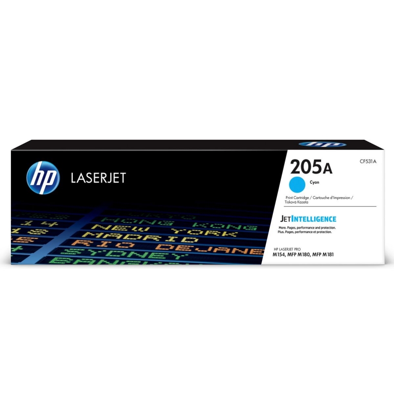 Картридж лазерный HP 205А (CF531A) для HP MFP M180/181 голубой