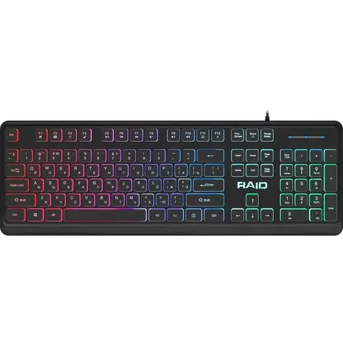 Клавиатура проводная Defender Raid GK-778DL Rainbow Led Black