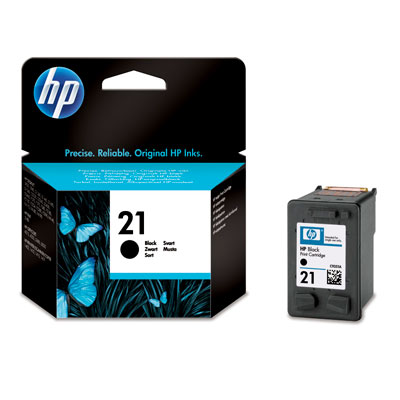 Картридж струйный HP 21 (C9351A) для HP DJ3920/3940/D1360/D2360/F380/4315/4355/1410/1415/1417, чёрный