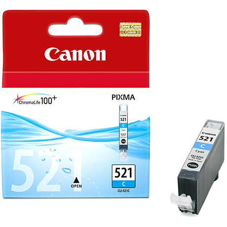 Картридж струйный Canon CLI-521C для PIXMA iP3600/4600, голубой