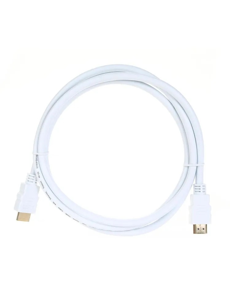 Кабель соединительный HDMI (m) < - > HDMI (m)  1.8м, ver 2.0, Aopen, белый