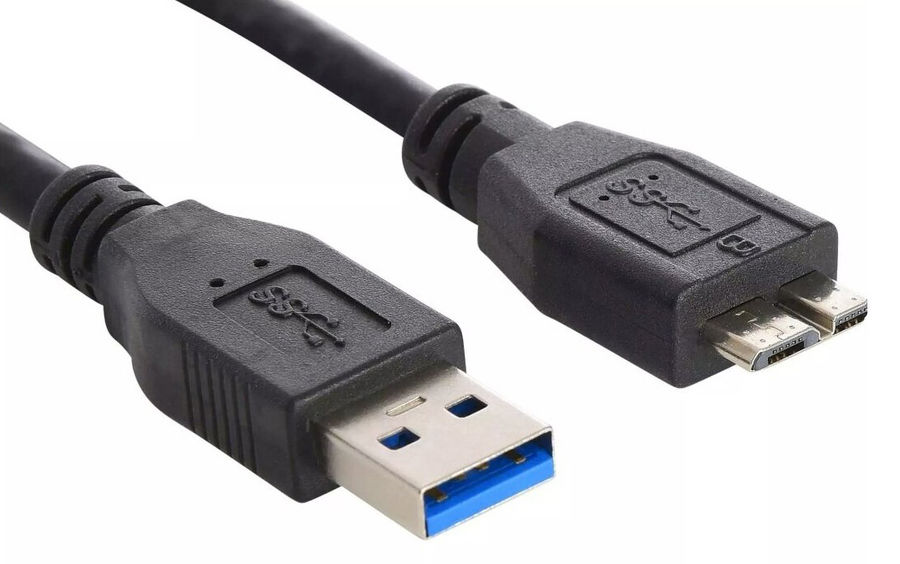 Кабель USB3.0 Am < - > microBm  0.5м Buro черный