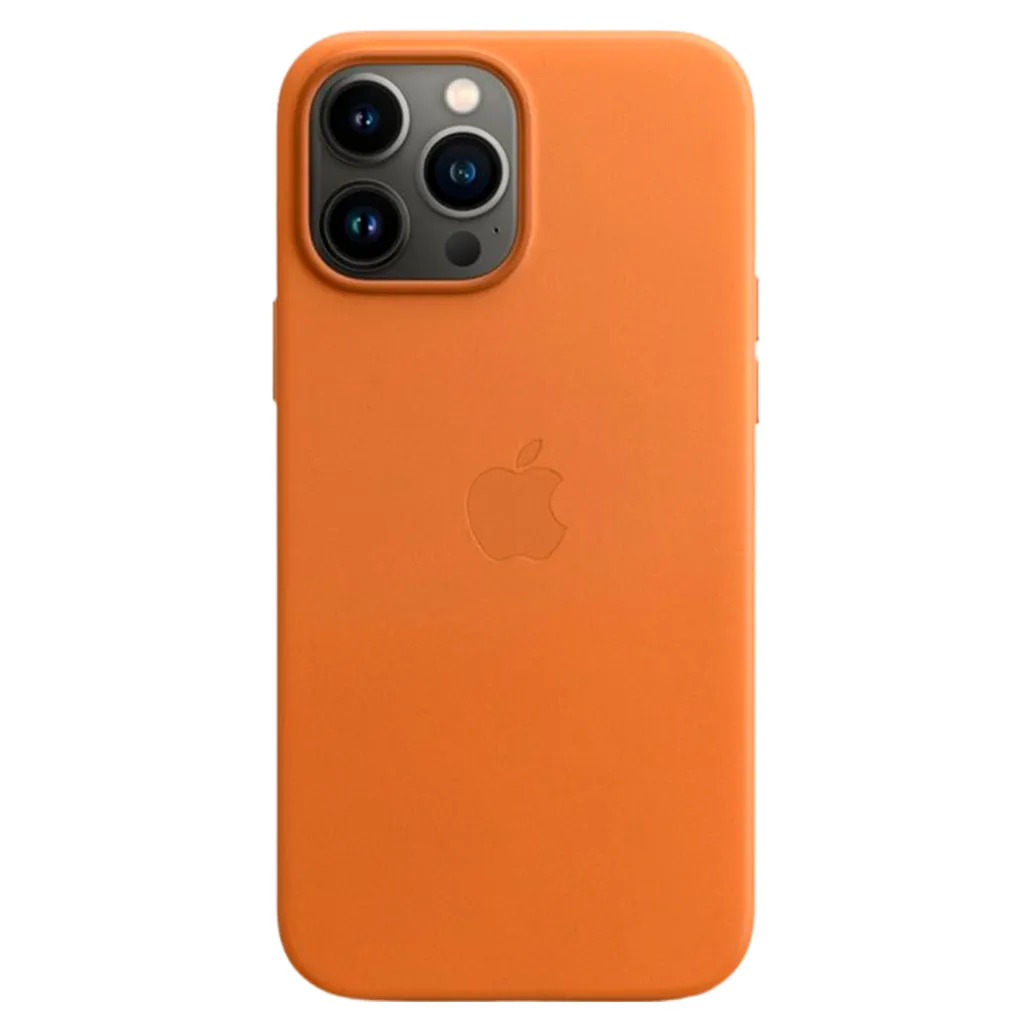 Чехол для смартфона Apple iPhone 13 Pro Max 6.7" - Leather Case Golden Brown