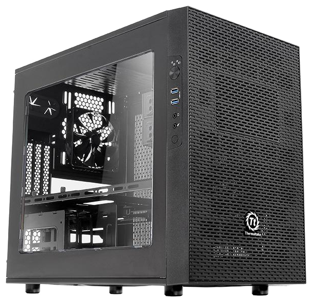 Корпус Thermaltake Core X1 (426x280x471 мм, 9 кг, 2*USB, mini-ITX, без БП) Black