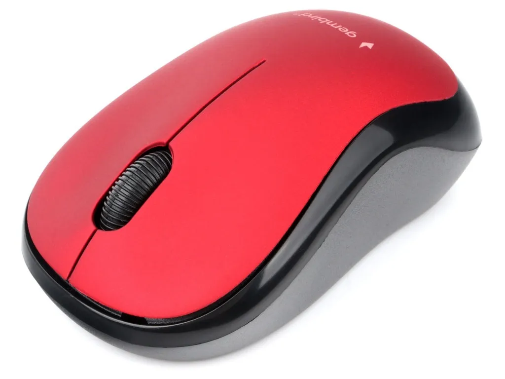 Мышь беспроводная Gembird MUSW-270 Wireless 1000dpi Red