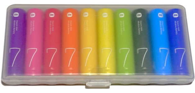 Элемент питания AAA, 1.5V, 10шт, Xiaomi Rainbow Batteries