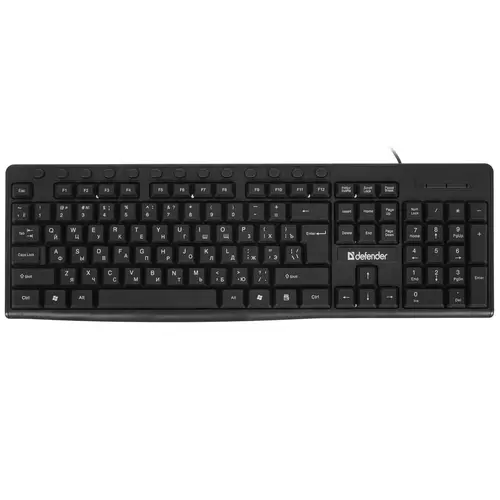 Клавиатура проводная Defender Action HB-719 USB Black