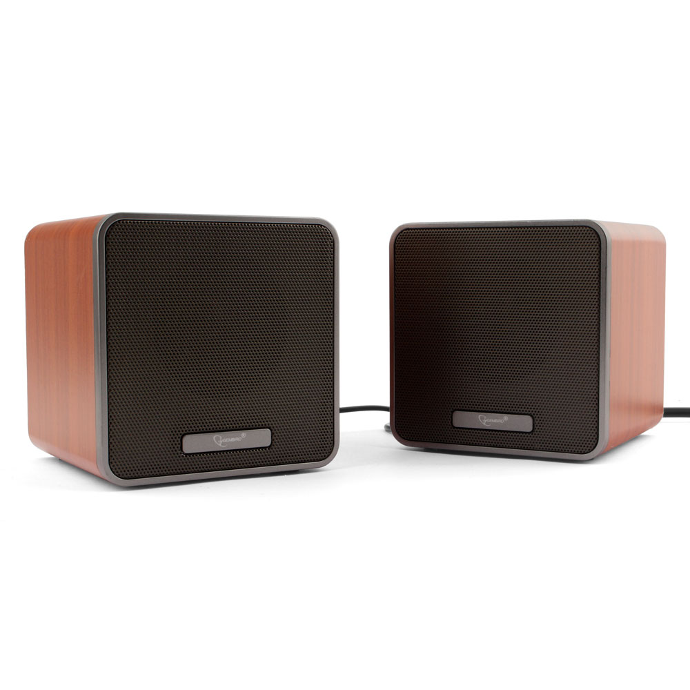 Акустическая система Gembird SPK-206 (5Вт, USB-питание, регулятор громкости) Brown