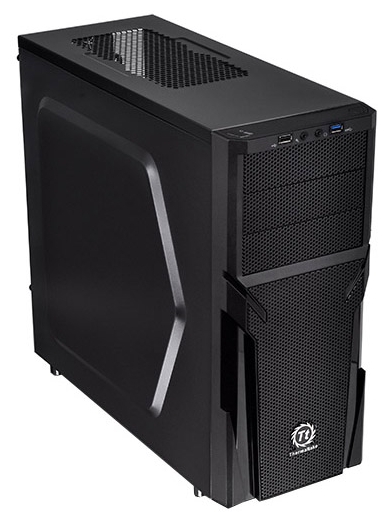 Корпус Thermaltake Versa H21 (429x209x480мм, 4.5 кг, 2*USB, ATX, без БП) Black