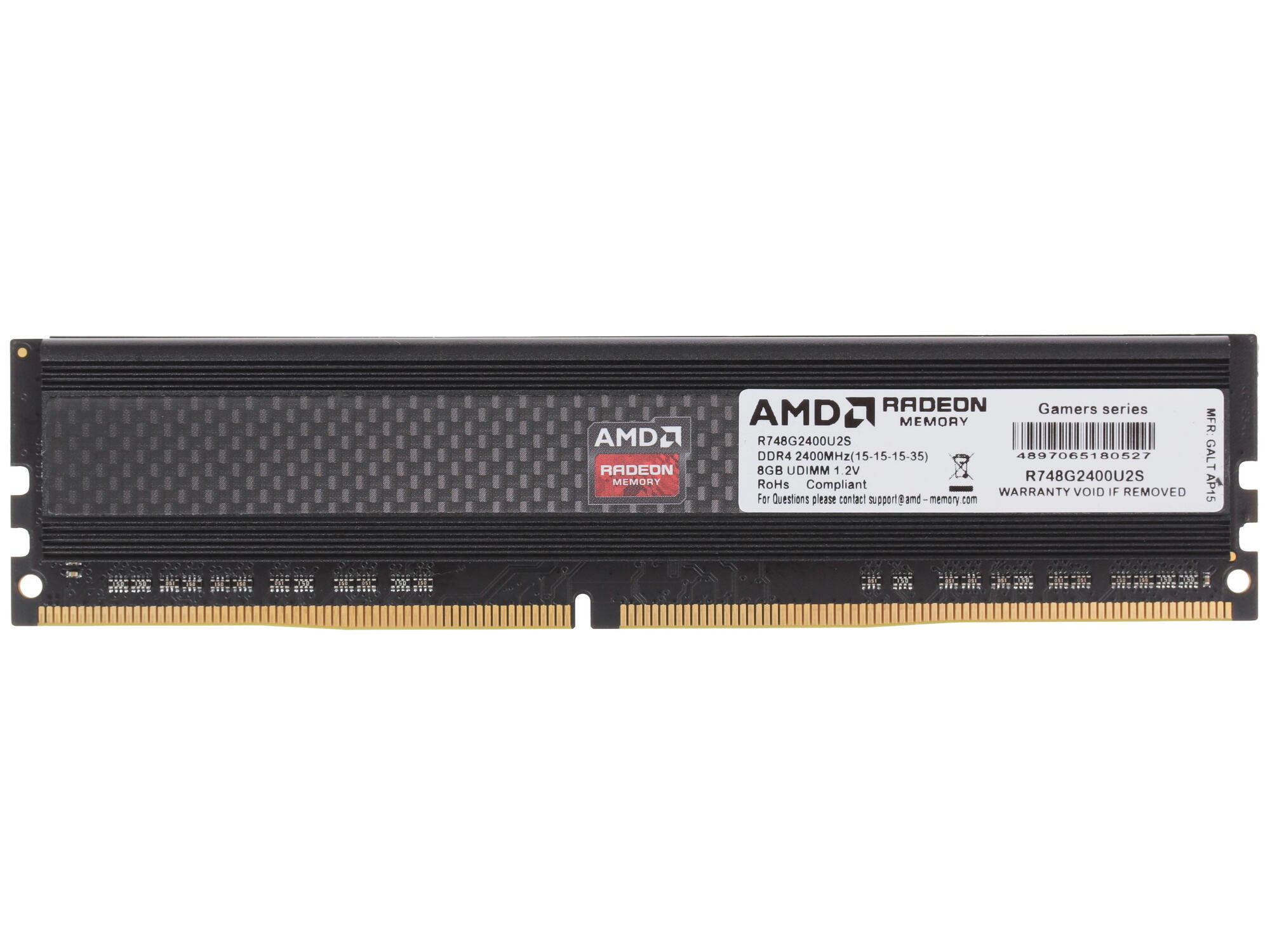 Модуль памяти DDR4 8Gb PC4-19200 2400MHz AMD Radeon R7 Performance Series