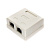 Розетка 2 port RJ-45 STP 8P8C кат.5е