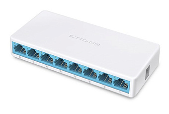 Коммутатор 8 port Mercusys MS108 100 Мбит/сек