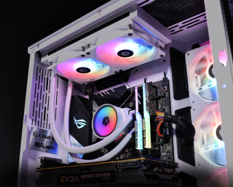 Система жидкостного охлаждения ID-Cooling ZOOMFLOW 240XT 3-pin 1200/AM4 250W White