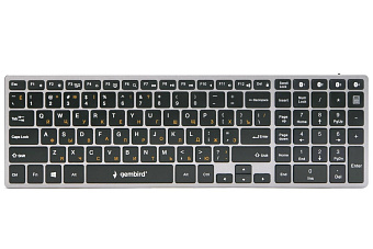 Клавиатура беспроводная Gembird KBW-2 Bluetooth Grey