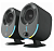 Акустическая система OKLICK OK-303A (2x10W, Bluetooth, USB, АUX INPUT, подсветка) black