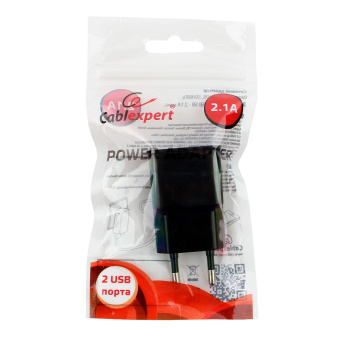 Сетевое зарядное устройство Cablexpert MP3A-PC 10W USB-A Black