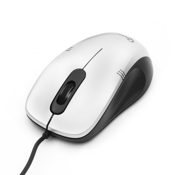 Мышь проводная Gembird MOP-100 Optical 1000 dpi USB 3кн 1.5м Silver