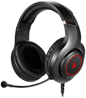 Наушники проводные A4Tech Bloody G220S (микрофон, 20 - 20 000 Гц, 2м) черный