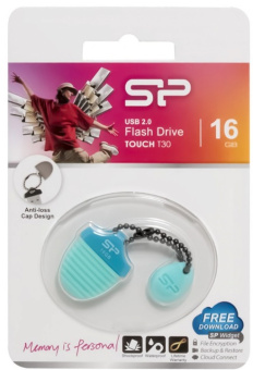 Флешка 16Gb Silicon Power Touch T30 USB blue