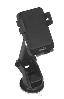 Автодержатель с зарядкой Dunobil Fix Smart Black (с функцией беспроводной зарядки)