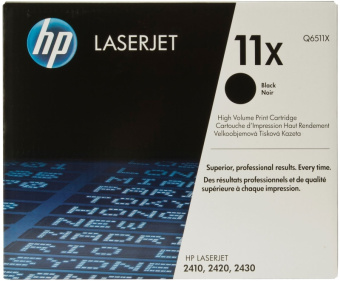 Картридж лазерный HP 11X (Q6511X) для HP 2410/2420/2430, 12000 стр. черный
