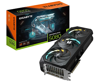 Видеокарта 16Gb Gigabyte GV-N5080GAMING OC-16GD (RTX5080) GDDR7 256bit HDMI DP