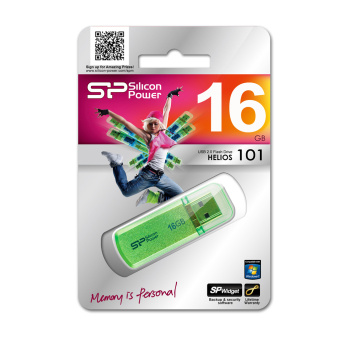 Флешка 16Gb Silicon Power Helios 101 USB green
