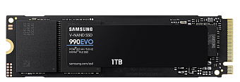 Накопитель SSD M.2 1Tb Samsung 990 EVO (PCI-E 4.0 x4, 5000/4200 Мбайт/сек)