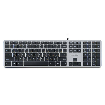 Клавиатура проводная Gembird KB-8420 Grey