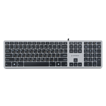 Клавиатура проводная Gembird KB-8420 Grey